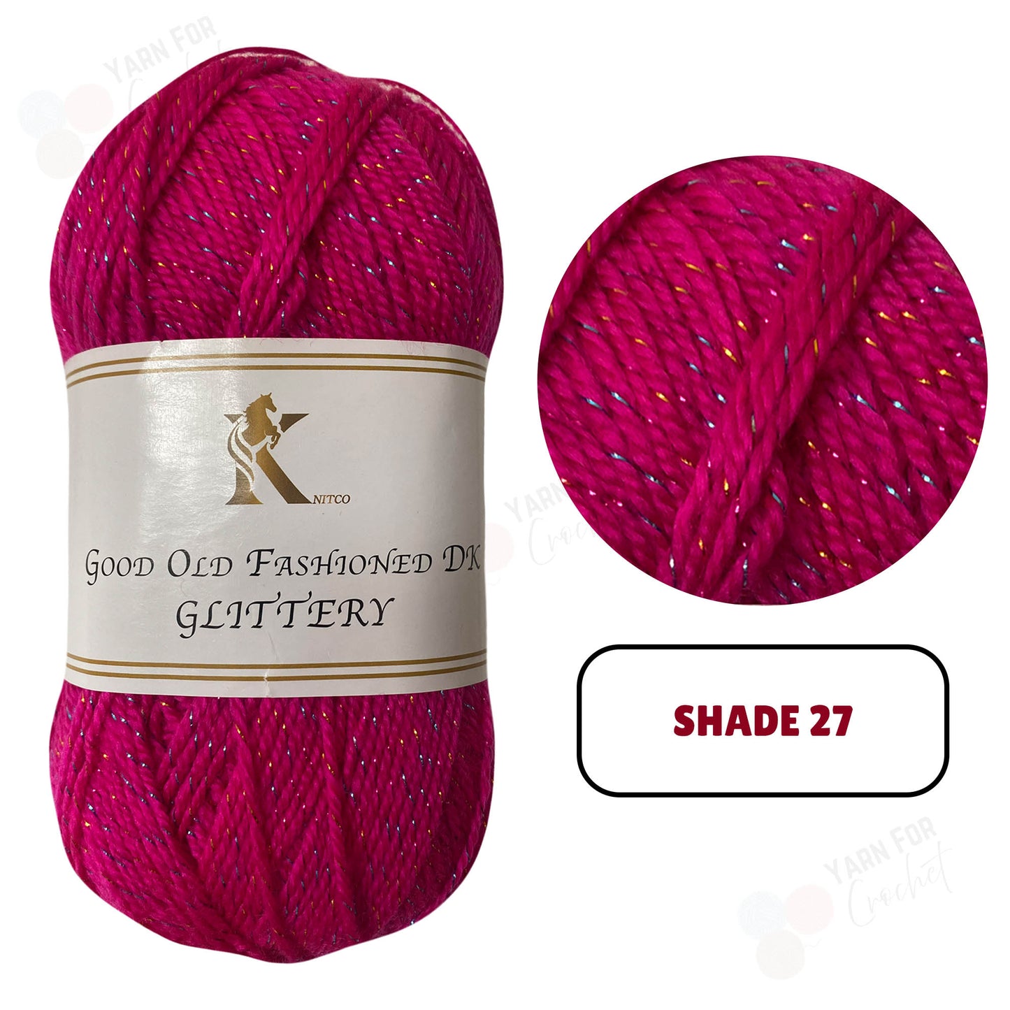 Knitco Good Old Fashioned Glittery DK - 100g