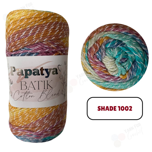 Papatya Batik Cotton Blend DK Yarn - (5 x 100g)