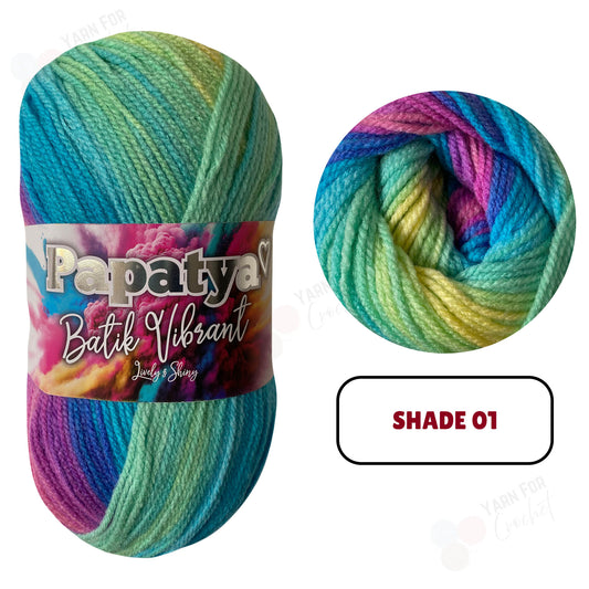 Papatya Batik Vibrant DK Yarn - (5 x 100g)