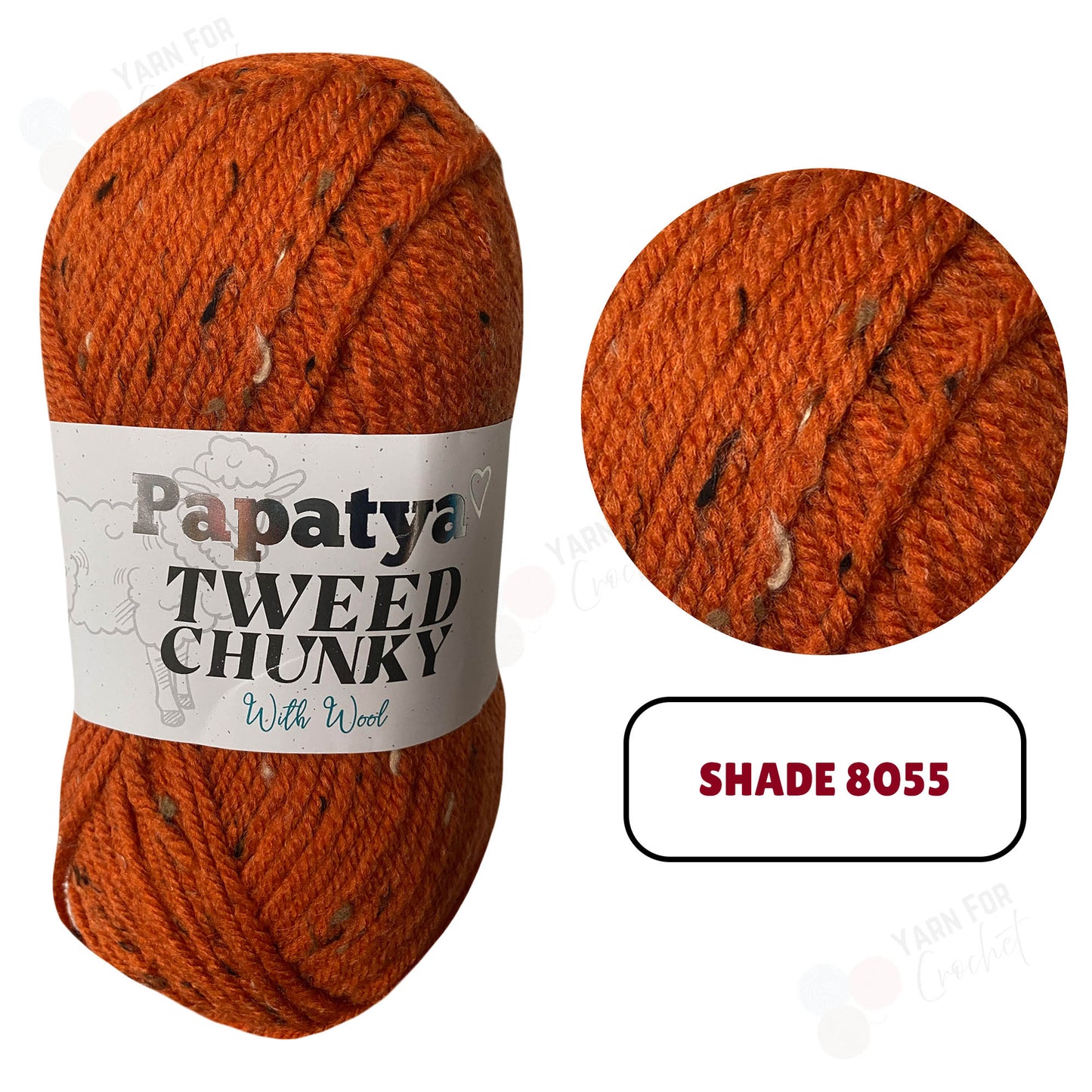 Papatya Tweed Chunky Yarn - (5 x 100g)