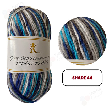 Knitco Good Old Fashioned Funky Prints DK Yarn - (5 x 100g)