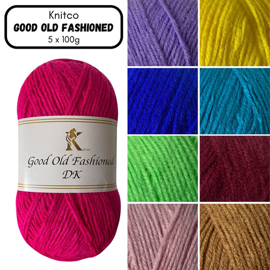 Knitco Good Old Fashioned DK Yarn - (5 x 100g)