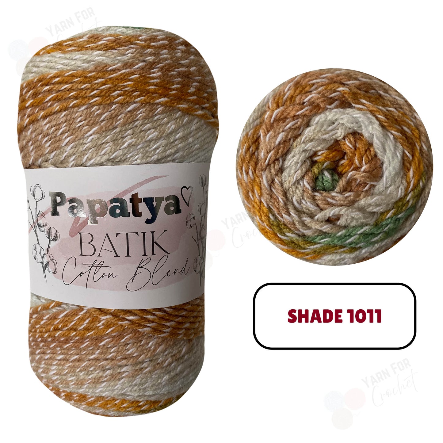 Papatya Batik Cotton Blend DK Yarn - (5 x 100g)