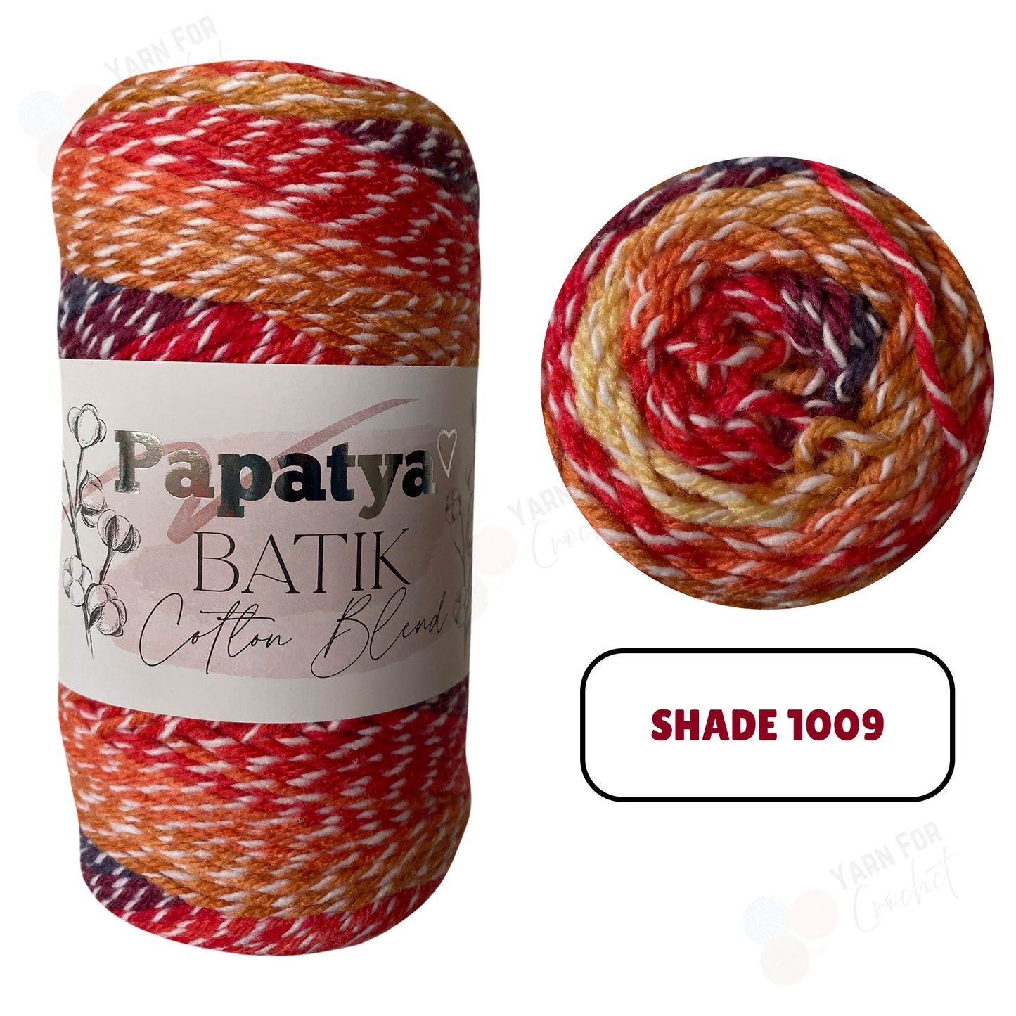 Papatya Batik Cotton Blend DK Yarn - (5 x 100g)