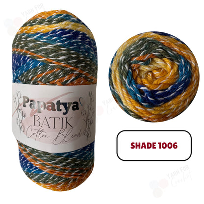 Papatya Batik Cotton Blend DK Yarn - (5 x 100g)