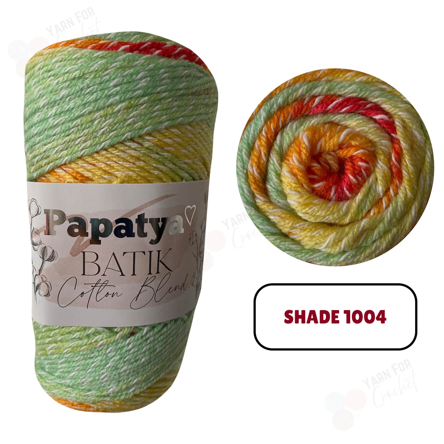 Papatya Batik Cotton Blend DK Yarn - (5 x 100g)
