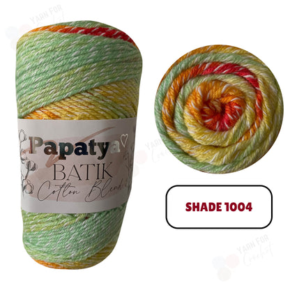 Papatya Batik Cotton Blend DK Yarn - (5 x 100g)
