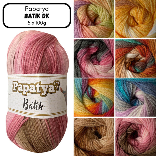 Papatya Batik DK Yarn - (5 x 100g)