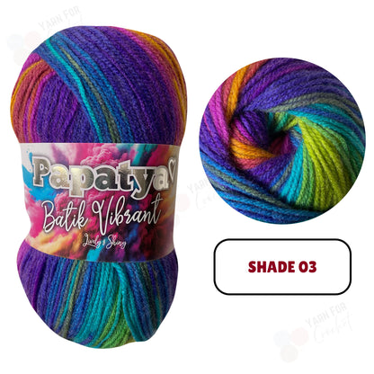 Papatya Batik Vibrant DK Yarn - (5 x 100g)