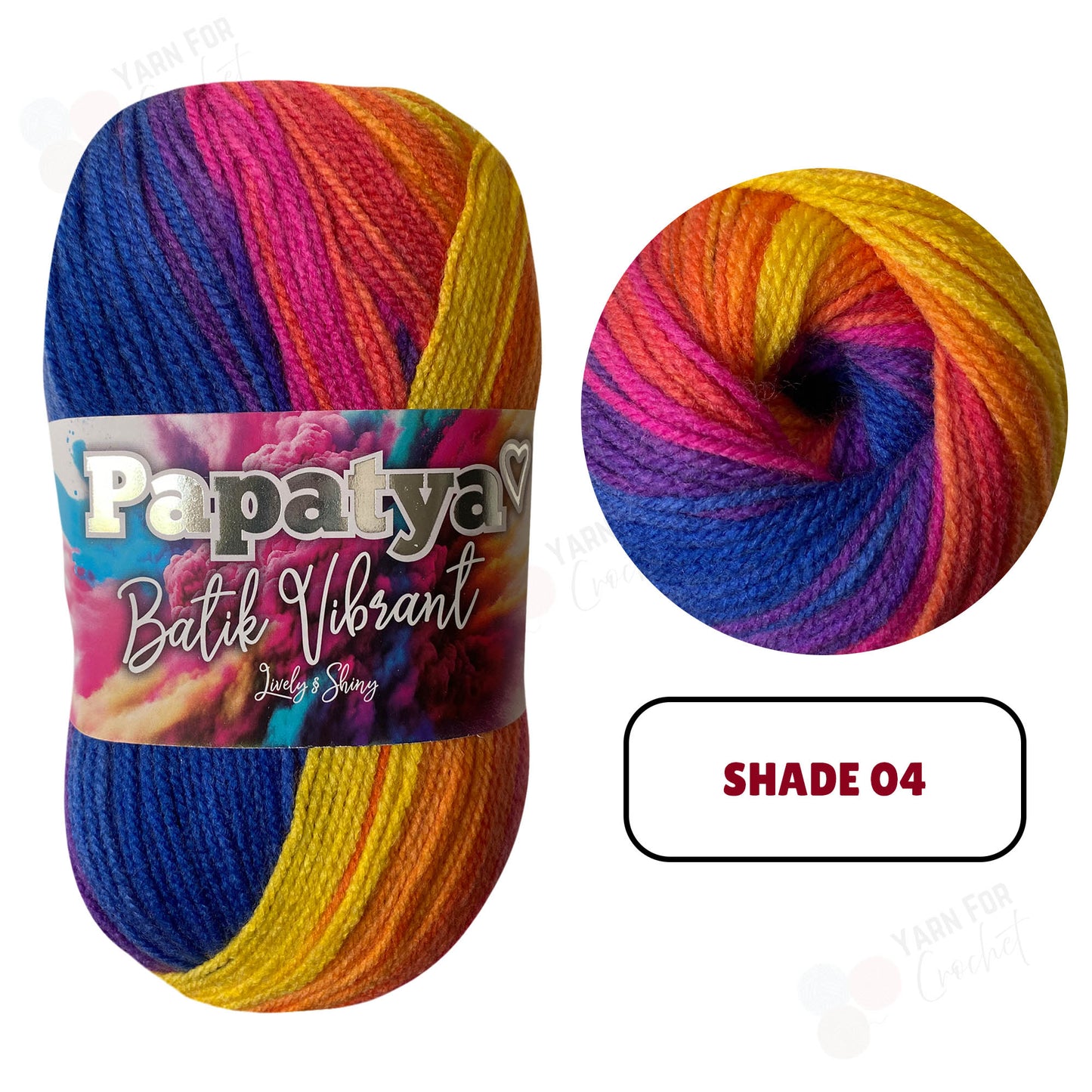 Papatya Batik Vibrant DK Yarn - (5 x 100g)
