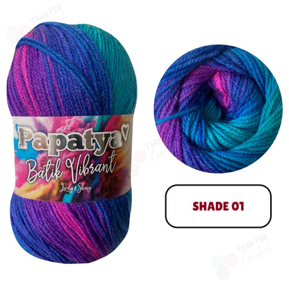 Papatya Batik Vibrant DK Yarn - (5 x 100g)