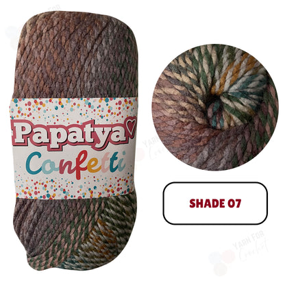 Papatya Confetti Yarn - (5 x 100g)