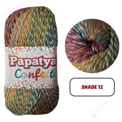 Papatya Confetti Yarn - (5 x 100g)
