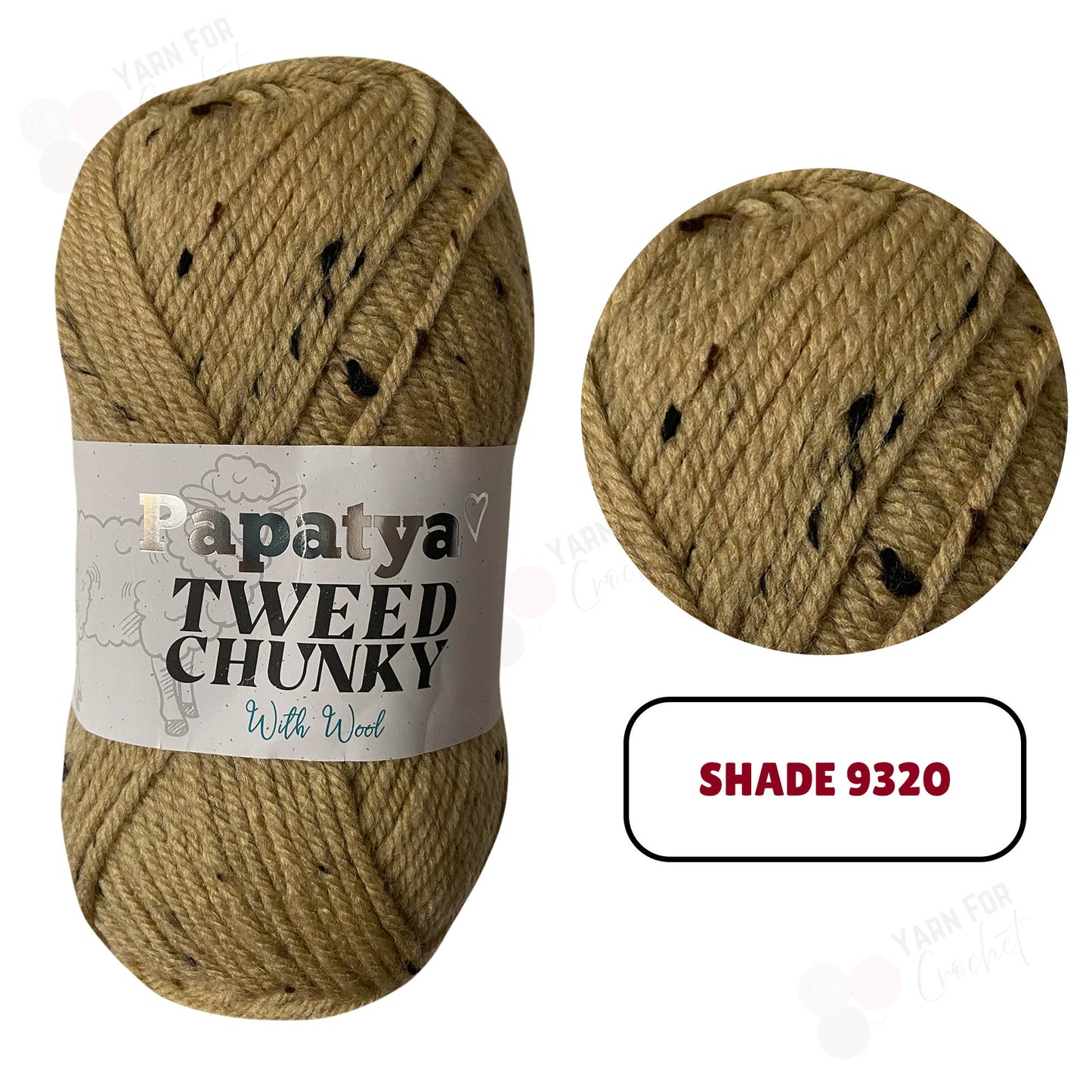 Papatya Tweed Chunky Yarn - (5 x 100g)