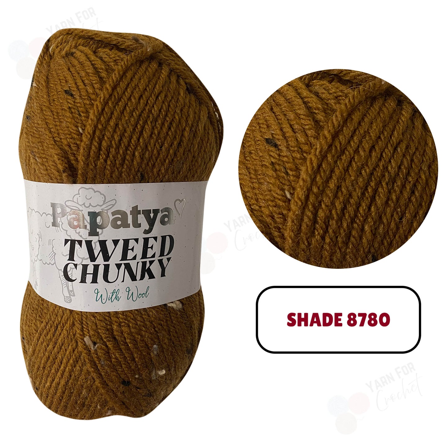 Papatya Tweed Chunky Yarn - (5 x 100g)