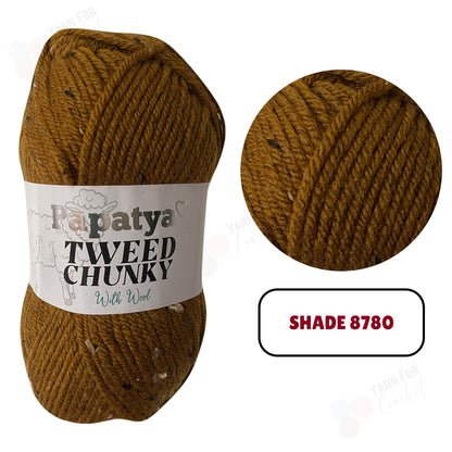 Papatya Tweed Chunky Yarn - (5 x 100g)