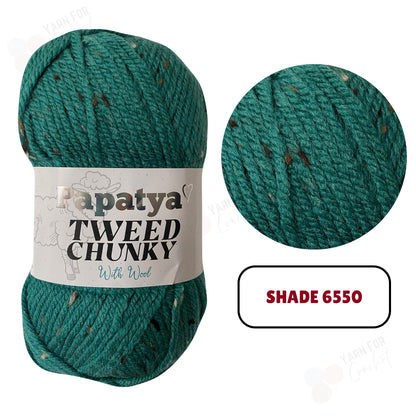 Papatya Tweed Chunky Yarn - (5 x 100g)