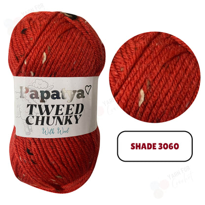 Papatya Tweed Chunky Yarn - (5 x 100g)