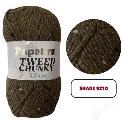Papatya Tweed Chunky Yarn - (5 x 100g)